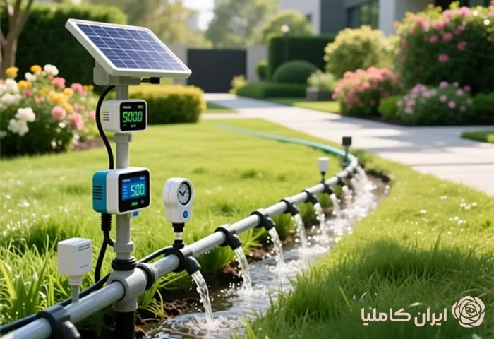 محوطه سازی ویلا کوچک